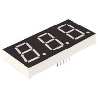 3-Digit 7-Segment Thru-Hole LED Display